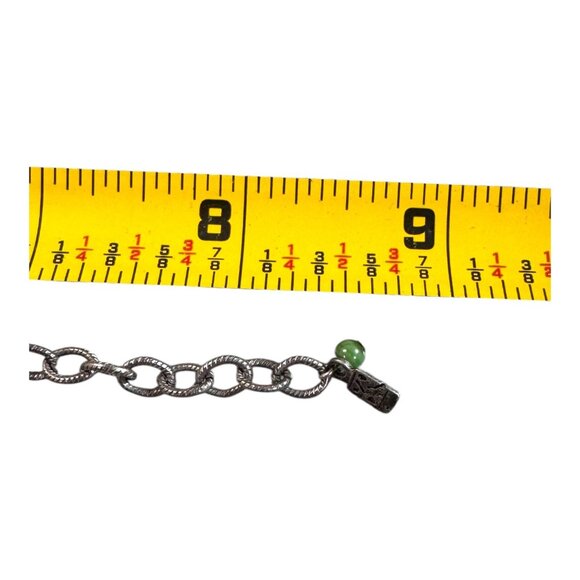 Vt 925 Sterling Silver Chunky Multi Strand Labradorite Moonstone Beaded Bracelet - Picture 5 of 8